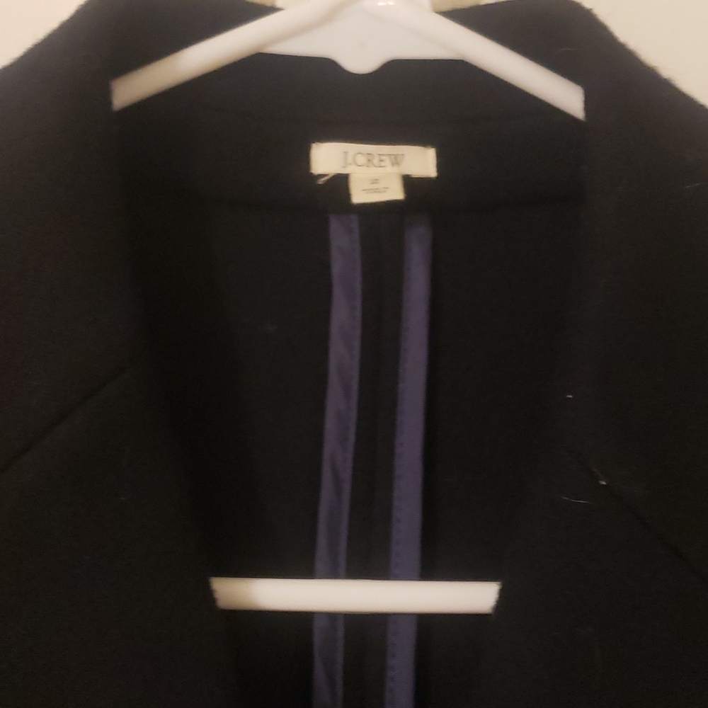 J.Crew Black Tailored Blazer Workwear Academia - Picture 3 of 6